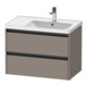 Duravit Meuble sous-lavabo Ketho.2 78,4x45,5x54,9 cm, pour lavabo à droite, basique, mat-1