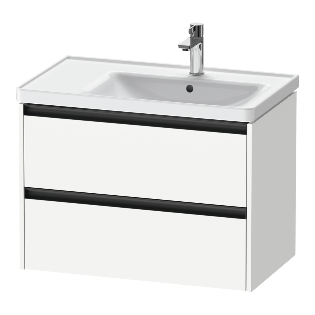 Duravit Meuble sous-lavabo Ketho.2 78,4x45,5x54,9 cm, pour lavabo à droite, blanc mat