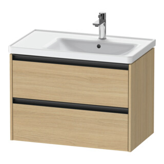 Duravit Meuble sous lavabo Ketho.2 78,4x45,5x54,9 cm, pour WT à droite, chêne naturel