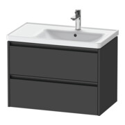 Duravit Meuble sous-lavabo Ketho.2 78,4x45,5x54,9cm, avec porte à droite, graph ma