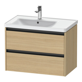 Duravit Meuble sous lavabo Ketho.2 78,4x45,5x54,9cm, avec porte à gauche, chêne naturel