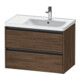 Duravit Meuble sous-lavabo Ketho.2 78,4x45,5x54,9cm, avec porte, Noyer foncé-1