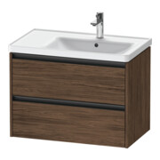 Duravit Meuble sous-lavabo Ketho.2 78,4x45,5x54,9cm, avec porte, Noyer foncé