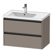 Duravit Meuble sous-lavabo Ketho.2 78,4x45,5x54,9cm, avec trou robinet à gauche, base mate