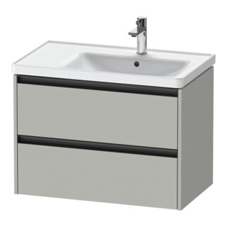 Duravit Meuble sous-lavabo Ketho.2 78,4x45,5x54,9cm, béton gris, avec tiroir