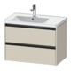 Duravit Meuble sous-lavabo Ketho.2 78,4x45,5x54,9cm, f WT m B g, Tau mat-1