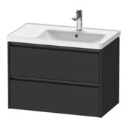 Duravit Meuble sous lavabo Ketho.2 78,4x45,5x54,9cm, f WT m B R, graphite mat