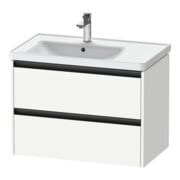 Duravit Meuble sous-lavabo Ketho.2 78,4x45,5x54,9cm, pour lavabo à gauche, blanc mat