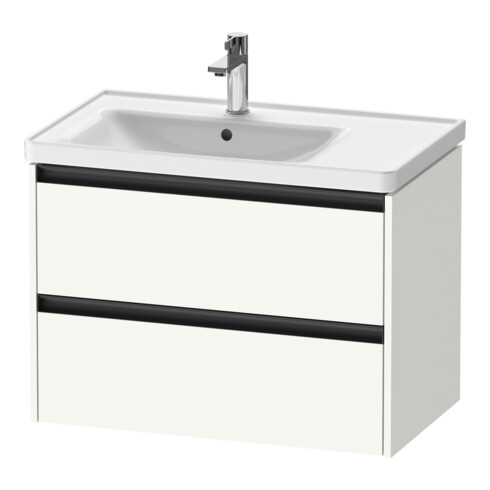 Duravit Meuble sous-lavabo Ketho.2 78,4x45,5x54,9cm, pour lavabo à gauche, blanc mat