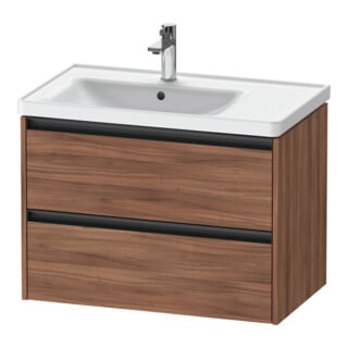 Duravit Meuble sous-lavabo Ketho.2 78,4x45,5x54,9cm, pour WT gauche, Noyer naturel