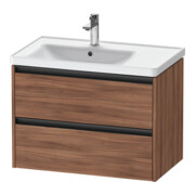 Duravit Meuble sous-lavabo Ketho.2 78,4x45,5x54,9cm, pour WT gauche, Noyer naturel