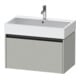 Duravit Meuble sous-lavabo Ketho.2 78,4x46 cm, béton gris, 1 tiroir, suspendu-1