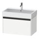 Duravit Meuble sous lavabo Ketho.2 78,4x46 cm, blanc mat, 1 tiroir, suspendu-1