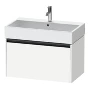 Duravit Meuble sous lavabo Ketho.2 78,4x46 cm, blanc mat, 1 tiroir, suspendu