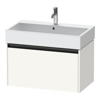 Duravit Meuble sous-lavabo Ketho.2 78,4x46 cm, blanc mat, 1 tiroir, suspendu