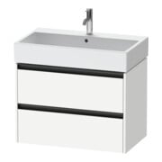 Duravit Meuble sous-lavabo Ketho.2 78,4x46 cm, blanc mat, 2 tiroirs, suspendu