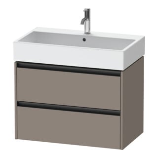 Duravit Meuble sous lavabo Ketho.2 78,4x46 cm, blanc mat, 2 tiroirs, suspendu