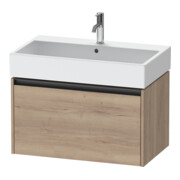 Duravit Meuble sous lavabo Ketho.2 78,4x46 cm, marbre œuf, 1 tiroir, suspendu