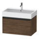 Duravit Meuble sous lavabo Ketho.2 78,4x46 cm, noyer foncé, 1 tiroir, suspendu-1