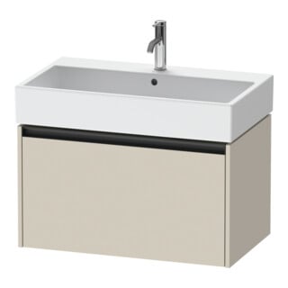 Duravit Meuble sous-lavabo Ketho.2 78,4x46 cm, tau mat, 1 tiroir, suspendu mural