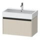 Duravit Meuble sous-lavabo Ketho.2 78,4x46 cm, tau mat, 1 tiroir, suspendu mural-1