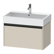 Duravit Meuble sous-lavabo Ketho.2 78,4x46 cm, tau mat, 1 tiroir, suspendu mural