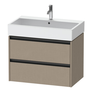 Duravit Meuble sous lavabo Ketho.2 78,4x46cm, blanc, 2 tiroirs, suspendu