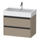 Duravit Meuble sous lavabo Ketho.2 78,4x46cm, blanc, 2 tiroirs, suspendu-1