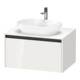 Duravit Meuble sous-lavabo Ketho.2 80x55 cm, blanc brillant, 1 niche, suspendu-1