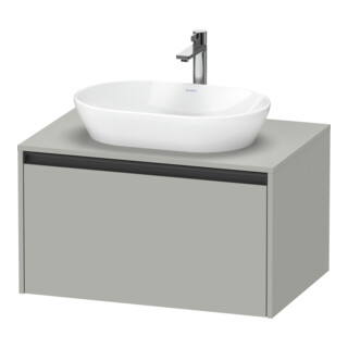 Duravit Meuble sous-lavabo Ketho.2 80x55 cm, blanc mat, 1 découpe, suspendu