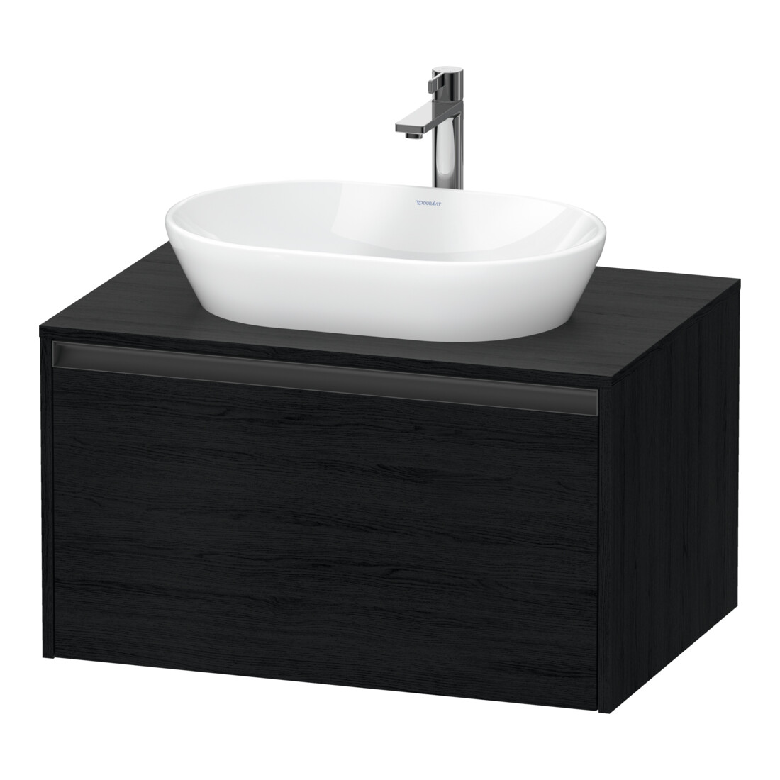 Duravit Meuble sous-lavabo Ketho.2 80x55 cm, E s, Pl m 1 découpe, suspendu