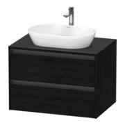Duravit Meuble sous-lavabo Ketho.2 80x55 cm, E s, Pl m 1 découpe, suspendu