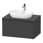 Duravit Meuble sous lavabo Ketho.2 80x55 cm, gris, 1 découpe, suspendu-1