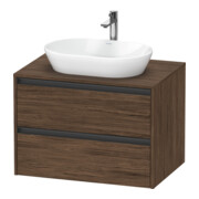 Duravit Meuble sous lavabo Ketho.2 80x55 cm, N d, Pl m 1 découpe, suspendu