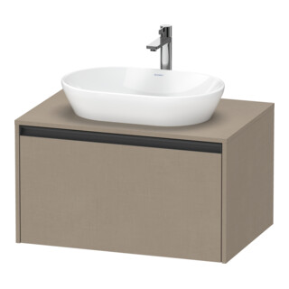Duravit Meuble sous lavabo Ketho.2 80x55cm, blanc, 1 découpe, suspendu
