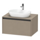 Duravit Meuble sous lavabo Ketho.2 80x55cm, blanc, 1 découpe, suspendu-1