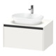 Duravit Meuble sous-lavabo Ketho.2 80x55cm, blanc mat, plan avec 1 découpe, suspendu-1