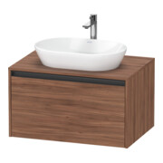 Duravit Meuble sous-lavabo Ketho.2 80x55cm, N N, Pl m 1 découpe, suspendu-1