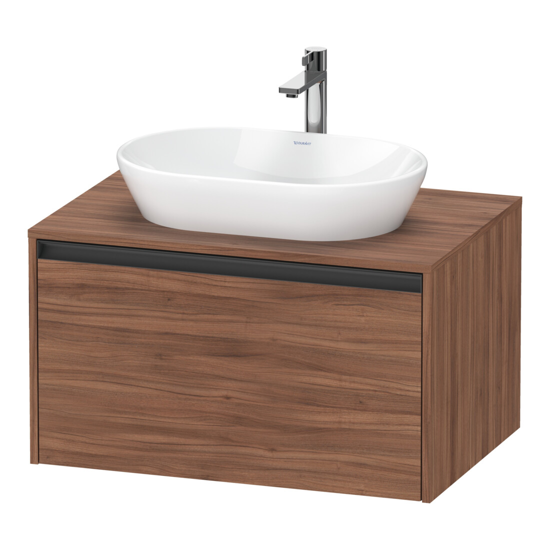 Duravit Meuble sous-lavabo Ketho.2 80x55cm, N N, Pl m 1 découpe, suspendu