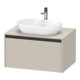 Duravit Meuble sous-lavabo Ketho.2 80x55cm, T m, Pl m 1 découpe, suspendu-1