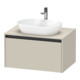 Duravit Meuble sous lavabo Ketho.2 80x55cm, T m, Pl m 1 découpe, suspendu-1