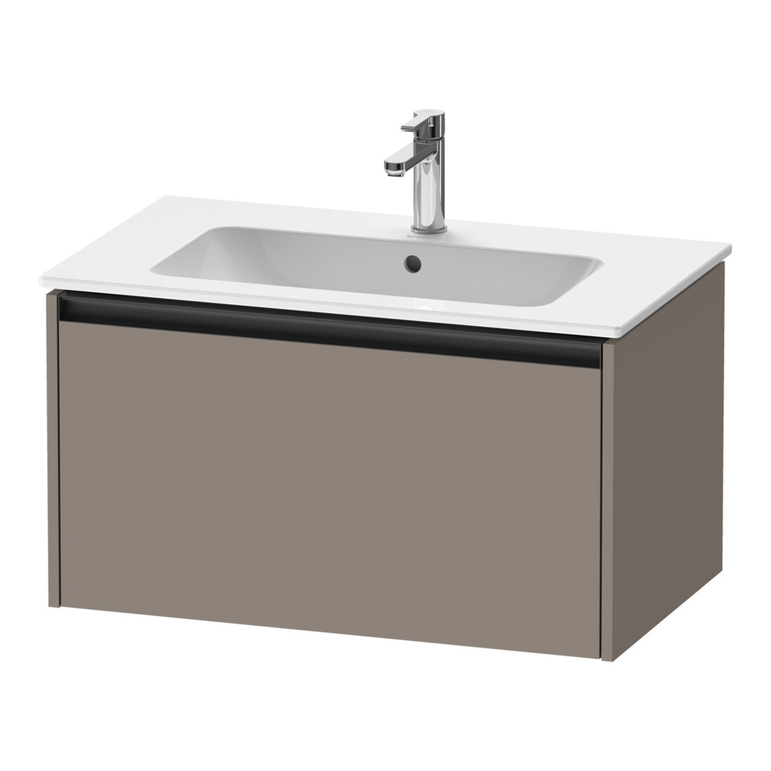 Duravit Meuble sous lavabo Ketho.2 81x48 cm, blanc mat, 1 tiroir, suspendu