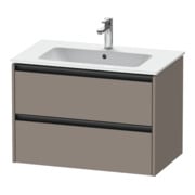 Duravit Meuble sous lavabo Ketho.2 81x48 cm, blanc mat, 2 tiroirs, suspendu