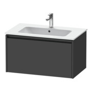Duravit Meuble sous-lavabo Ketho.2 81x48 cm, graph ma, 1 tiroir, suspendu