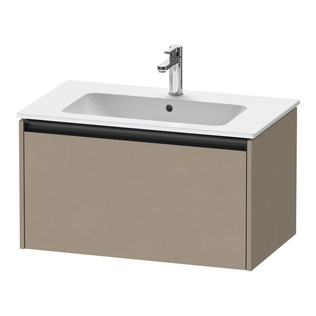Duravit Meuble sous-lavabo Ketho.2 81x48cm, lin, 1 tiroir, suspendu