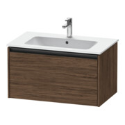 Duravit Meuble sous-lavabo Ketho.2 81x48cm, noyer foncé, 1 tiroir, suspendu