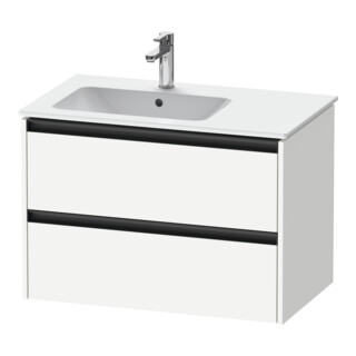 Duravit Meuble sous-lavabo Ketho.2 81x48x54,9 cm, avec évier à gauche, blanc mat