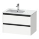Duravit Meuble sous-lavabo Ketho.2 81x48x54,9 cm, avec évier à gauche, blanc mat-1