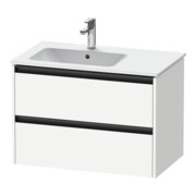 Duravit Meuble sous-lavabo Ketho.2 81x48x54,9 cm, avec évier à gauche, blanc mat