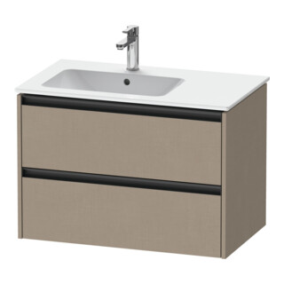 Duravit Meuble sous-lavabo Ketho.2 81x48x54,9 cm, avec évier gauche, lin